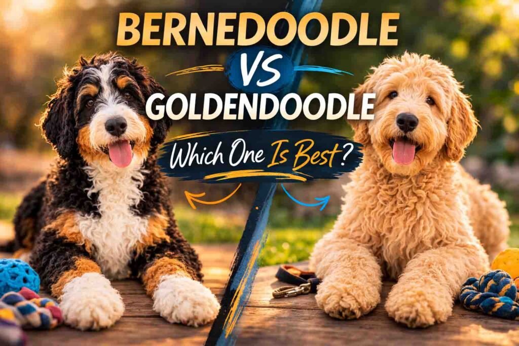 Bernedoodle vs Goldendoodle