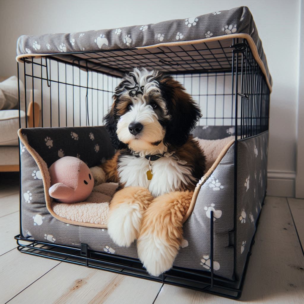 suitable crate for mini bernedoodle
