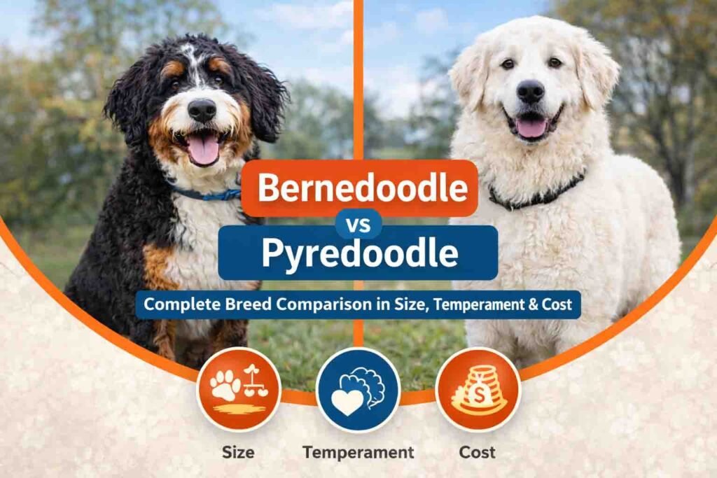 Bernedoodle vs Pyredoodle