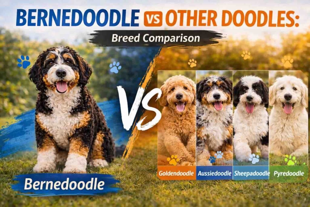 Bernedoodle vs Other Doodles