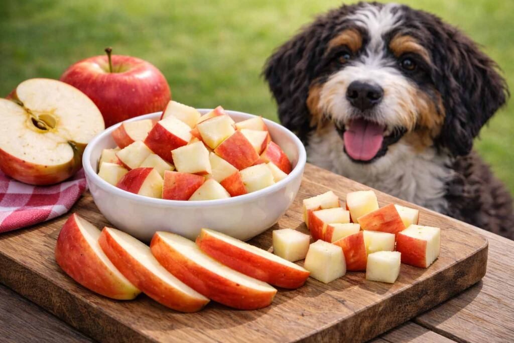 can bernedoodles eat apples