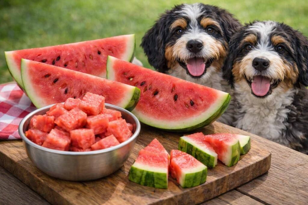 watermelon safe for bernedoodles