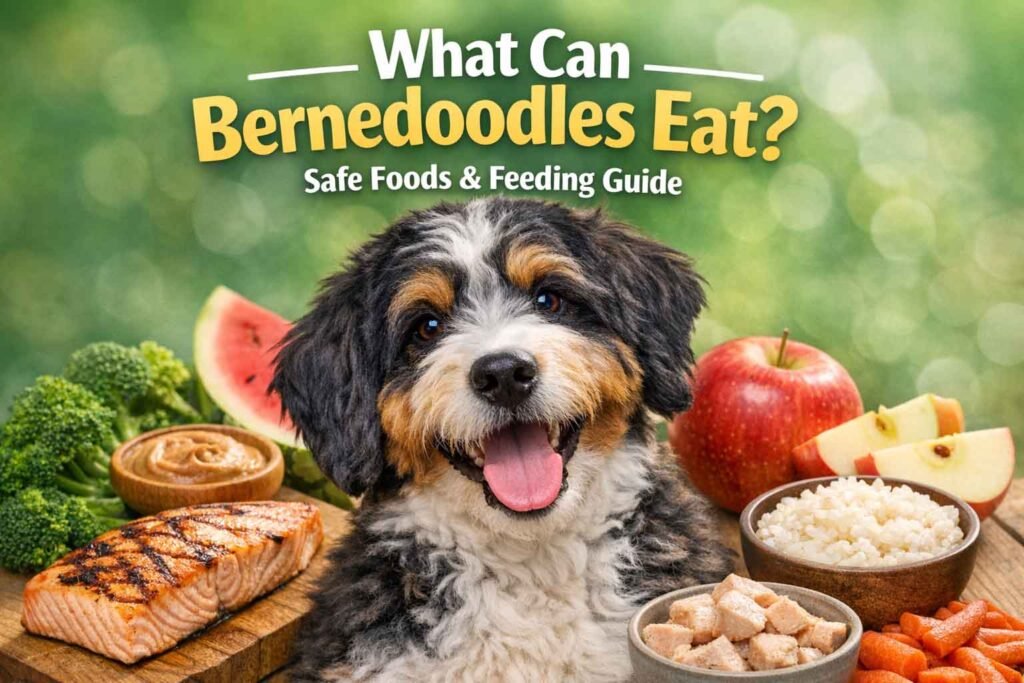 what bernedoodles can eat